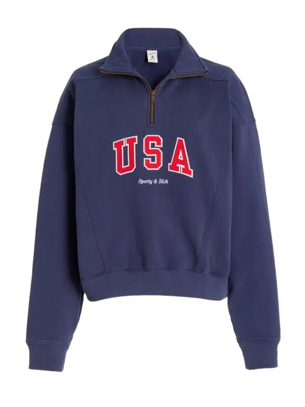 Sporty & Rich USA Quarter Zip